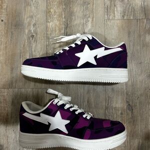 Bapesta camo purple